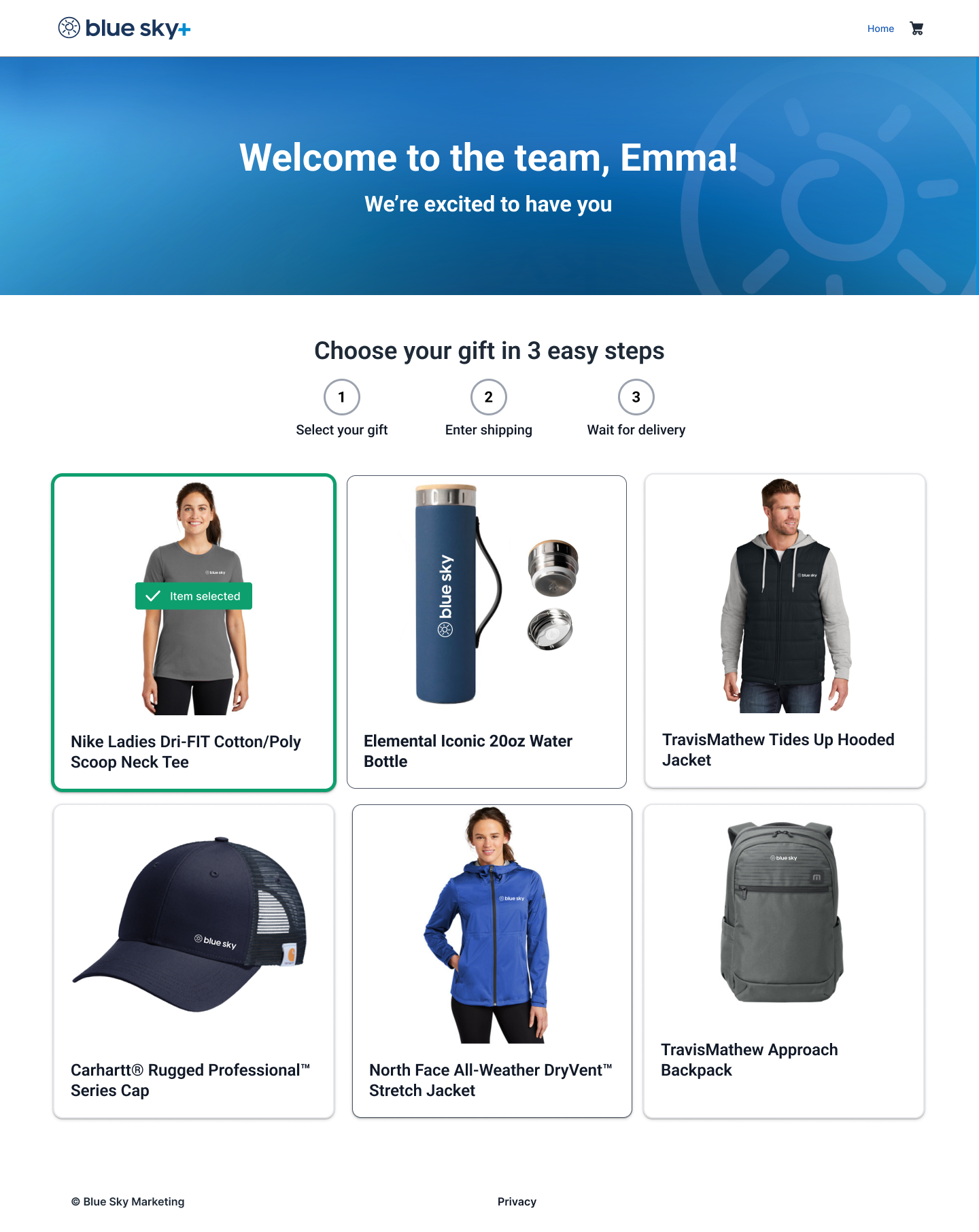 gifing platform flow